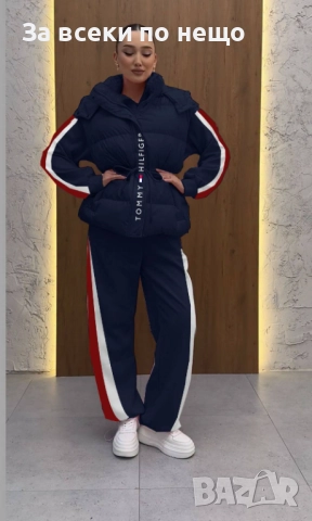 Tommy Hilfiger Дамски Спортен Комплект🔝Дамски Спортен Екип - 2 Налични Цвята Код A1074, снимка 2 - Спортни екипи - 52257168