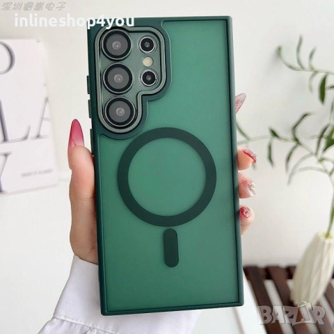 Матов MAGSAFE Кейс за Samsung Galaxy S25+ Plus, снимка 5 - Калъфи, кейсове - 51792958