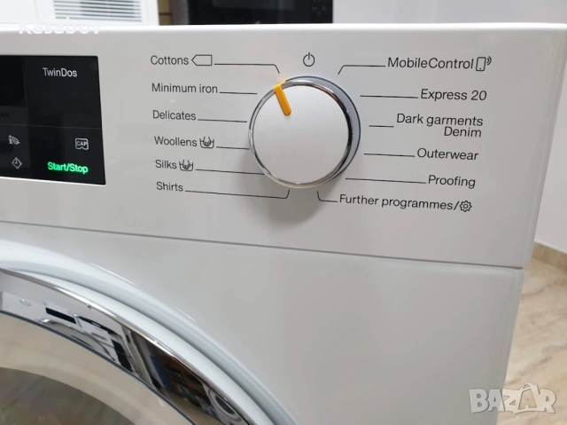 UK Miele 9кг 1600rpm Wi-Fi TwinDos Пералня Миеле 12м Гаранция, снимка 3 - Перални - 53854096