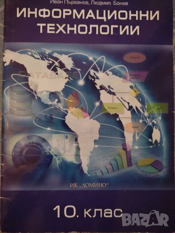 Информационни технологии, Домино -8,9,10 клас , снимка 1 - Учебници, учебни тетрадки - 46608309