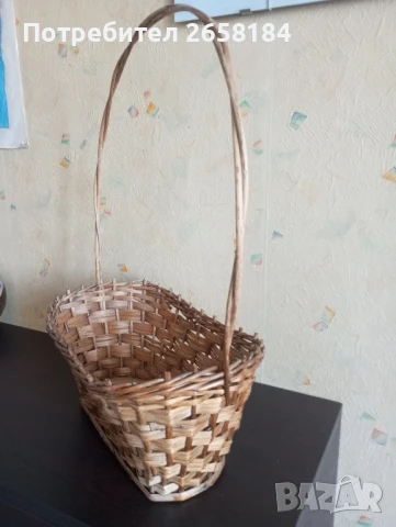 Плетена кошница 36/20см.вис.50см, снимка 3 - Декорация за дома - 50653851
