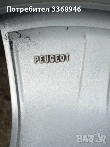 Джанти Peugeot 16" 4x108 с гуми Continental 195/60/16, снимка 6 - Гуми и джанти - 54133791