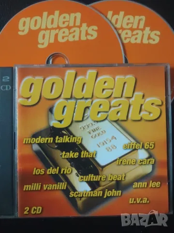 Golden Greats - Modern Talking , Thake That, Milli Vanilli, Scatman - комплект от два диска музика, снимка 1 - CD дискове - 49600602