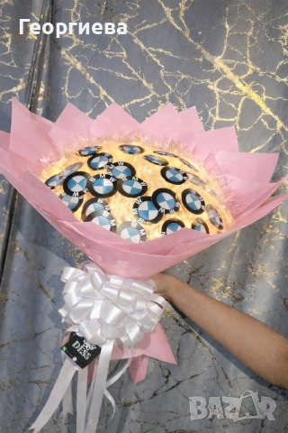 Луксозни светещи букети "DESS", снимка 3 - Ръчно изработени сувенири - 53560405