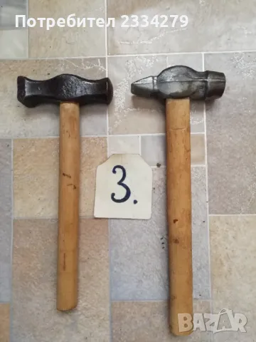 Стари занаятчийски и битови чукове, 100% автентичност., снимка 8 - Декорация за дома - 32020651