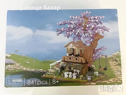 Нова Sakura дървена къщичка със светлини, комплект 841 части за сглобяване, снимка 8 - Други - 51736213