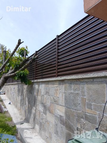 Метални огради, ламелна ограда, снимка 5 - Огради и мрежи - 46332369
