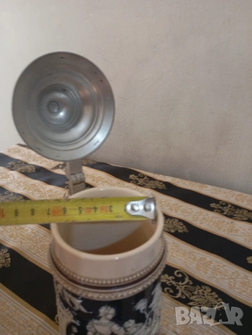 порцеланова чаша с метален капак, снимка 6 - Други ценни предмети - 53752828