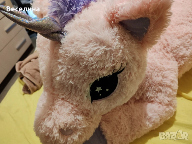 Плюшен еднорог, снимка 3 - Плюшени играчки - 52705758