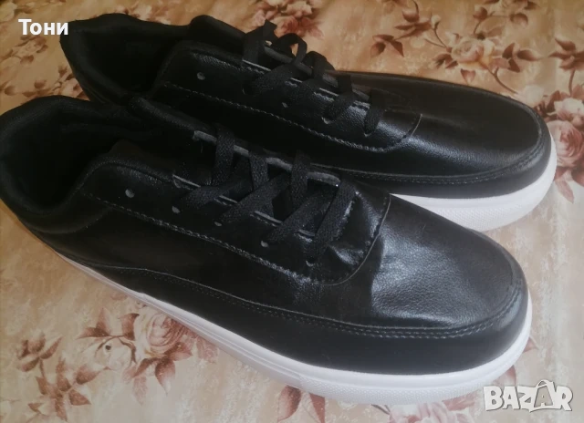 Нови Кожени Мъжки Маратонки 45 , снимка 12 - Маратонки - 53759577