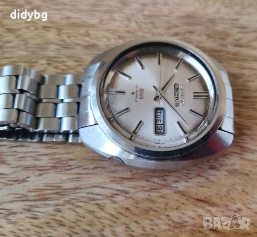 Часовник Seiko 5 Actus Автоматик 23 Jewels 1969 година, снимка 2 - Мъжки - 53138919
