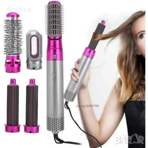 Комбиниран преса за коса 5в1 Hot Air Styler, снимка 3 - Маши за коса - 48017724