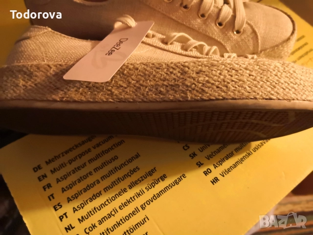 Дамски спортни еспадрили 40, снимка 3 - Маратонки - 52773304