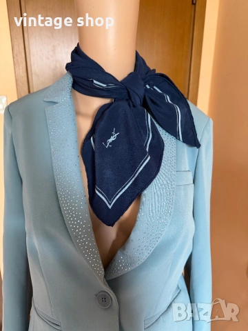 Копринен шал Yves Saint Laurent