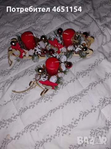Коледни шейни , снимка 4 - Декорация за дома - 52577726