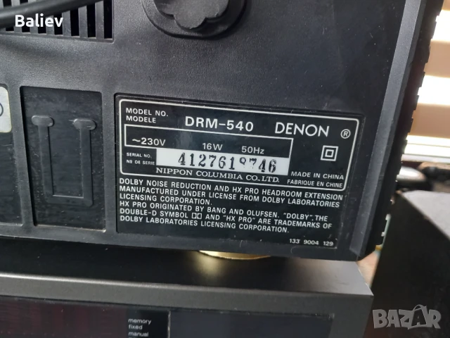 DENON DRM-540 STEREO CASSETTE DECK , снимка 12 - Декове - 51046755