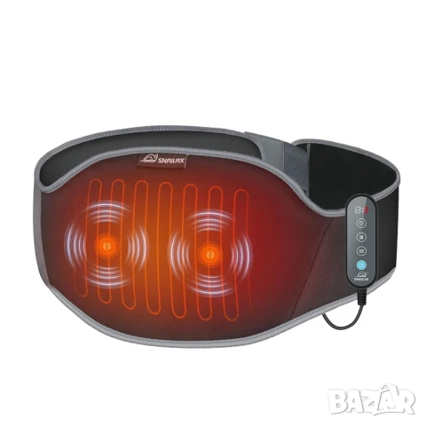 Масажен вибро колан с нагряване. Масажор за болки в гърба и кръста 