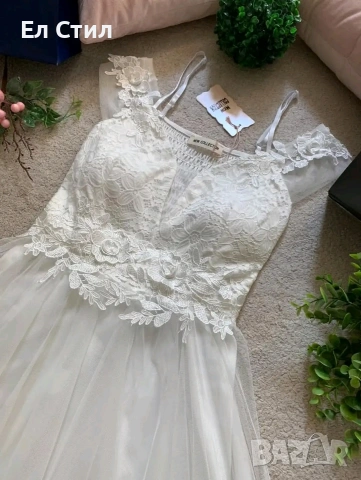 🌹Прелестни рокли с тюл и 3Д бродерия 💐ХС,С и М 🌷39€ , снимка 6 - Рокли - 53960859