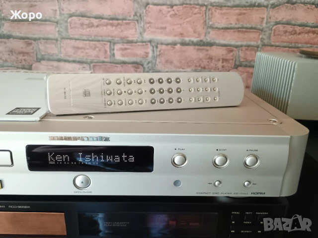 ⏯️Клип. Marantz CD-17mk II - транзисторен плеър с 2xHDAM Class A, снимка 3 - Ресийвъри, усилватели, смесителни пултове - 50546553