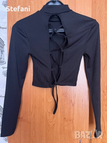 Дамска къса блуза, снимка 2 - Корсети, бюстиета, топове - 53812251