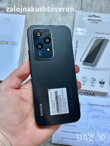 Honor 200 Lite 5G 256 gb 8+8 gb Ram Dual Sim Black НОВ , снимка 9 - Други - 46946998