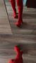 Червени ботуши/чизми, снимка 3
