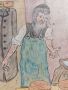 Еврейска картина(рисунка),туш и акварел, шарж на евреин, снимка 16