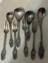 Антикварен посребрен лот от прибори , снимка 1