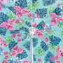 Тюркоазен плажен чадър с метална рамка на цветя Фуксия - 2м, снимка 2
