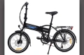 Сгъваем електрически велосипед Longwise Q9 черен, снимка 2