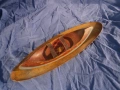 Лодка,Макет,Индианска,Кану,Пирога,Ретро, снимка 8