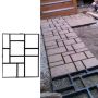 Градински шаблон за изработване на шарка от павета, 45х40см, снимка 1