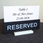 Табелка Резерве с допълнителна информация - Reserved - сватба, ресторант, снимка 2