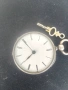 Швейцарски СРЕБЪРЕН джобен часовник 1900г. с ключе - 10 РУБИНА - ПРОМОЦИЯ, снимка 12