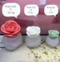 Силиконов молд Роза различни модели, снимка 4