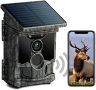 Нова 4K UHD Соларна камера за диви животни 46MP, Нощно виждане, WiFi, снимка 1