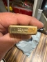 винтидж оригинална месингова запалка zippo, снимка 2