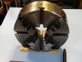 Планшайба за струг Ф315 4-челюсти USSR Independent 4-Jaw Facep late chuck, снимка 1