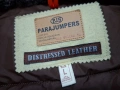 Parajumpers Goat Leather Down Jacket Size L Кожено Пухено Яке Мъжко, снимка 13