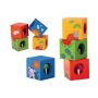 Дървени кубчета тип пъзел (004), снимка 1 - Игри и пъзели - 45383690
