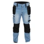 Работен панталон дънков, еластичен YATO - S, M, L, XL, XXL, снимка 4