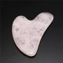 Розов нефритен камък скрепер за лице във формата на сърце за лице, снимка 2