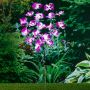 HI LED Соларна лампа орхидея, 75 см, снимка 1 - Соларни лампи - 45967521
