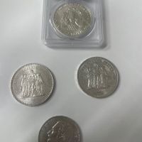 Сребърни монети 4 броя, снимка 9 - Нумизматика и бонистика - 45766217