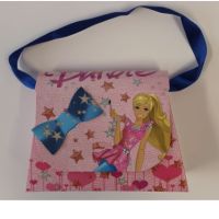 Барби Barbie картонена детска чанта чантичка за лакомсва подаръци и др, снимка 1 - Други - 46009824