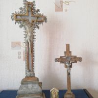 Стари статуи кръст,,РАЗПЯТИЕ", снимка 1 - Антикварни и старинни предмети - 39388287