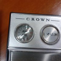 Crown Transistor Radio, Model TRF-16, FM-AM Bands, 9 Transistors, Made In Japan, снимка 5 - Радиокасетофони, транзистори - 45039423