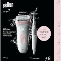 Нов Нежен и Ефективен Епилатор Braun Silk-épil 7 SE7-210 обезкосмяване жени, снимка 8 - Епилатори - 45220138