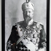Висококачествен Портрет на Цар Фердинанд в Рамка, снимка 1 - Други ценни предмети - 45025586