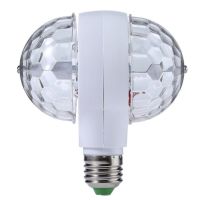 Диско LED лампа, въртяща се крушка - автоматично въртене с кристални топки, снимка 10 - Лед осветление - 45838052